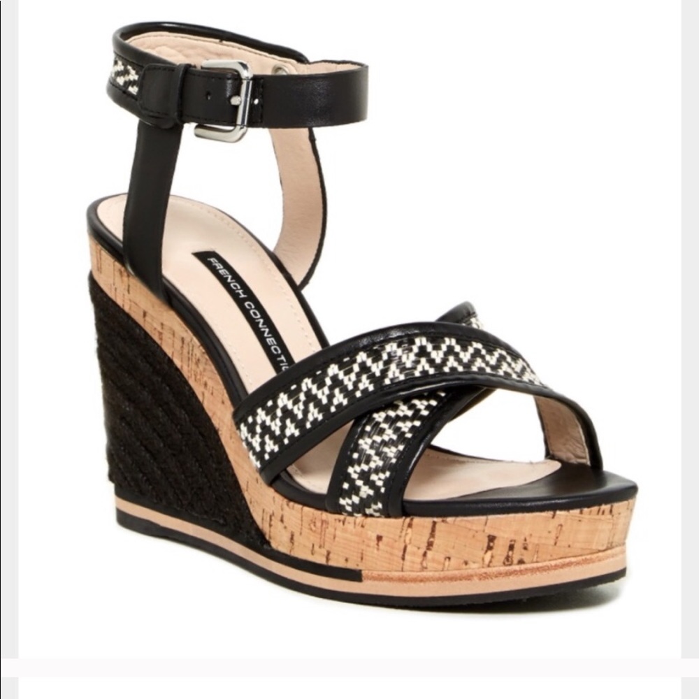 French Connection Lata Wedges - sz 9